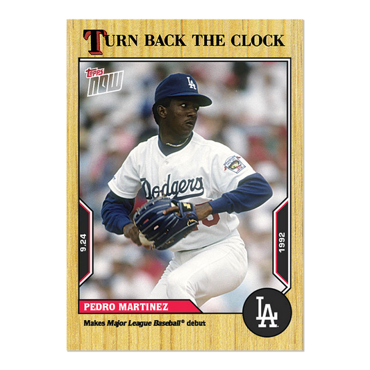 Pedro Martinez  - 2022 MLB Topps NOW® Turn Back The Clock - Card 178 - PR: 264