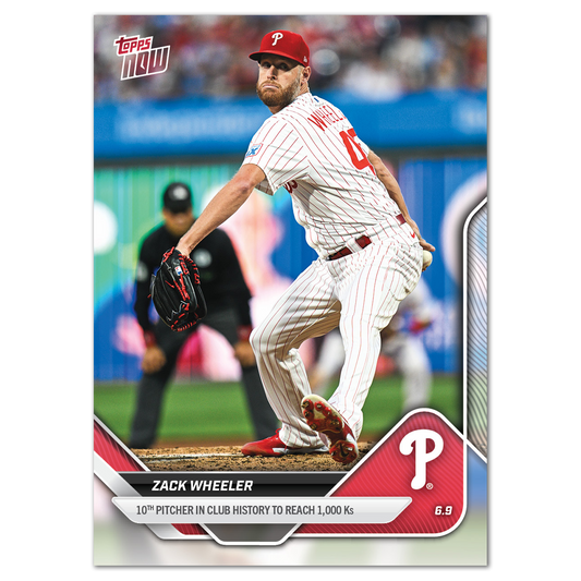Zack Wheeler - 2025 MLB Topps NOW® - Card 278