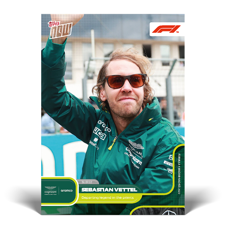 Departing legend in the points - F1 Topps NOW® Card #49 - PR: 1149
