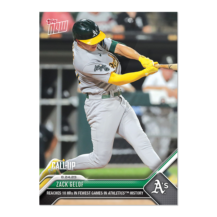 Zack Gelof  - 2023 MLB Topps NOW® Card 759 - PR: 746