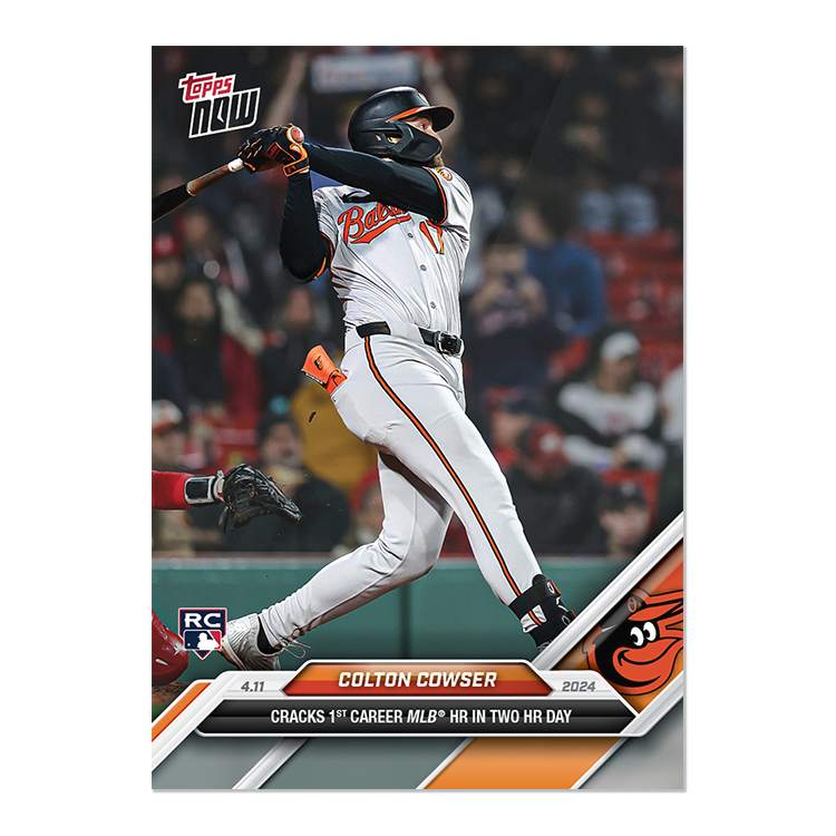 Colton Cowser  - 2024 MLB TOPPS NOW® Card 66 - PR: 2697