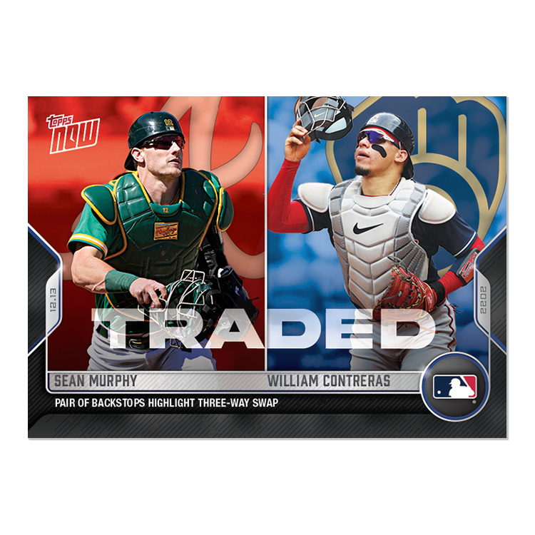 Sean Murphy/William Contreras  - 2022 MLB Topps NOW® Card OS49 - PR: 327