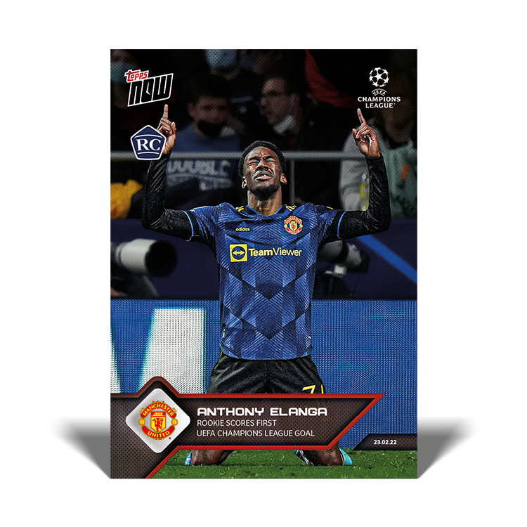 Rookie scores first UEFA Champions League goal - UCL Topps NOW® Card #117 - PR: 6913