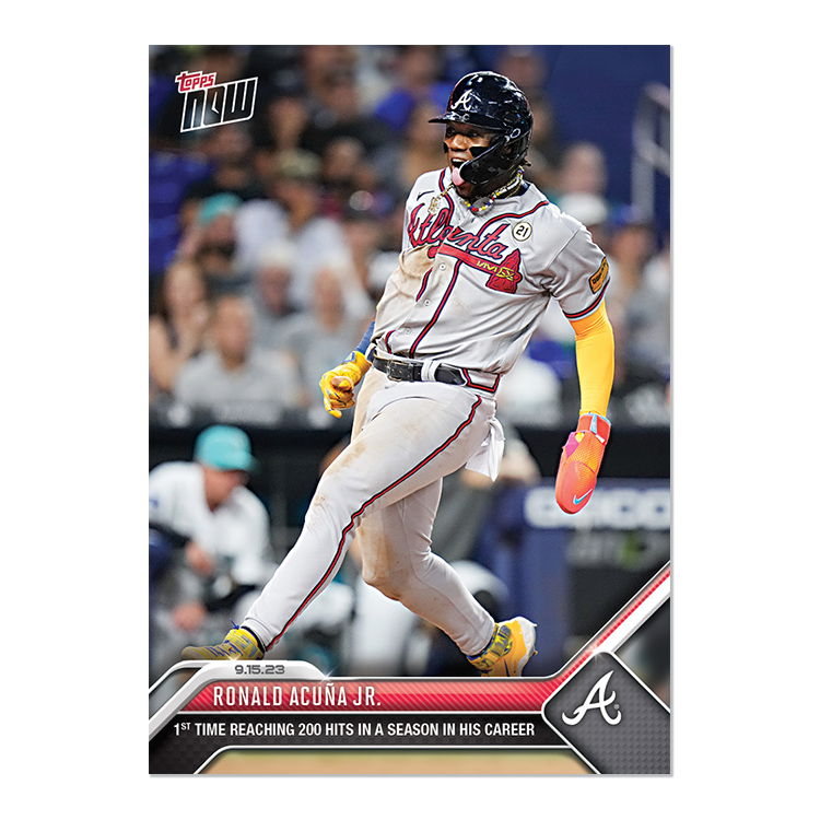Ronald Acuña Jr.  - 2023 MLB Topps NOW® Card 868 - PR: 1410