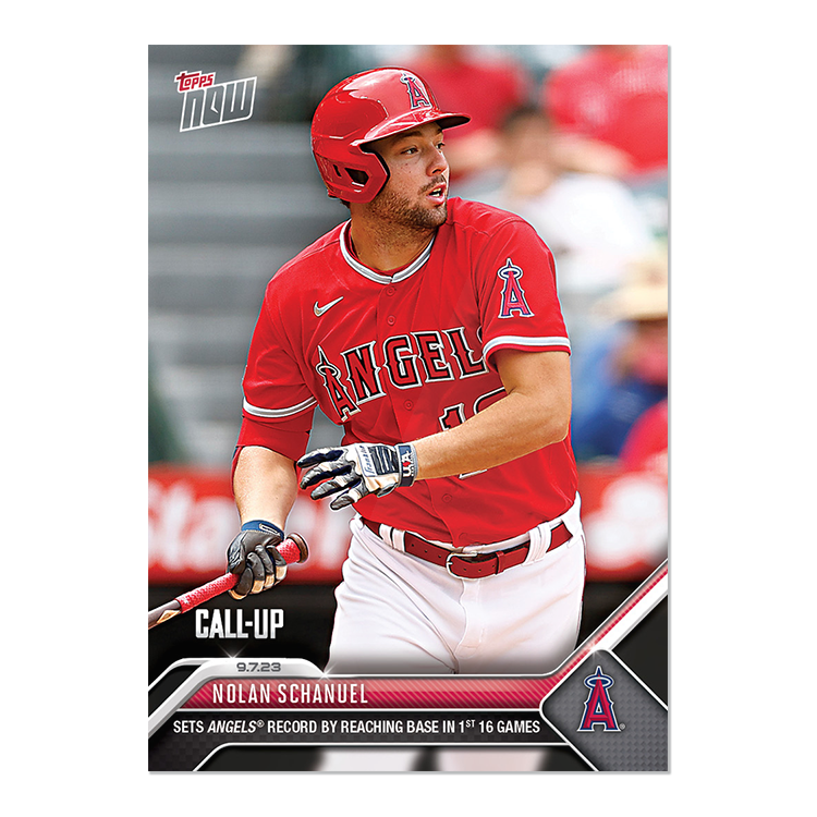 Nolan Schanuel  - 2023 MLB Topps NOW® Card 831 - PR: 954