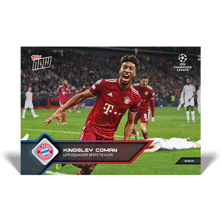 Late equaliser keeps tie alive - UCL Topps NOW® Card #111 - PR: 239