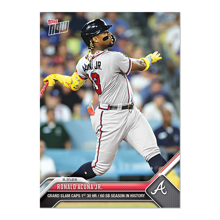Ronald Acuña Jr.  - 2023 MLB Topps NOW® Card 791 - PR: 11344