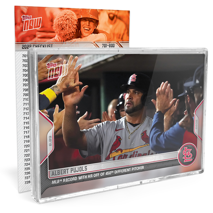 9-Card Bundle - 2022 MLB Topps NOW® Cards: 796-804 PLUS Free Checklist Card #701-800