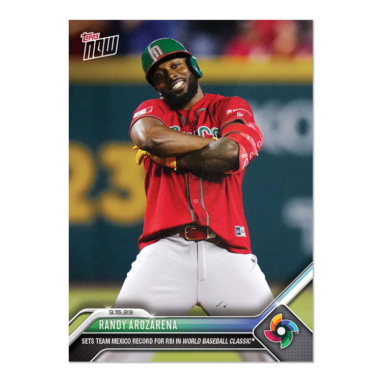 Randy Arozarena  - 2023 World Baseball Classic Topps NOW® Card 49 - PR: 557