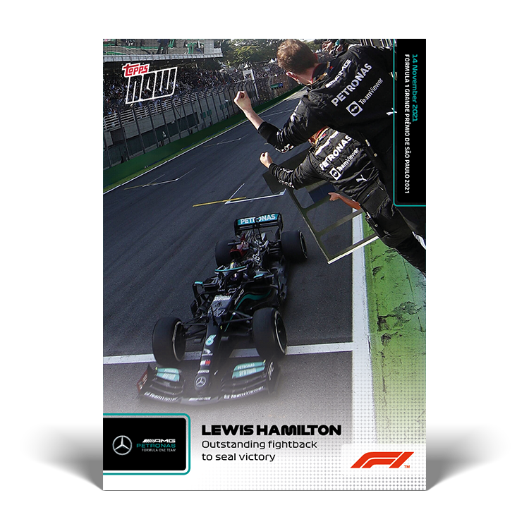 Outstanding fightback to seal victory - F1 Topps NOW® Card #72 - PR: 5231