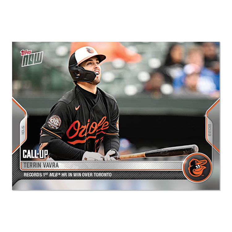 Terrin Vavra  - 2022 MLB Topps NOW® Card 1030 - PR: 615