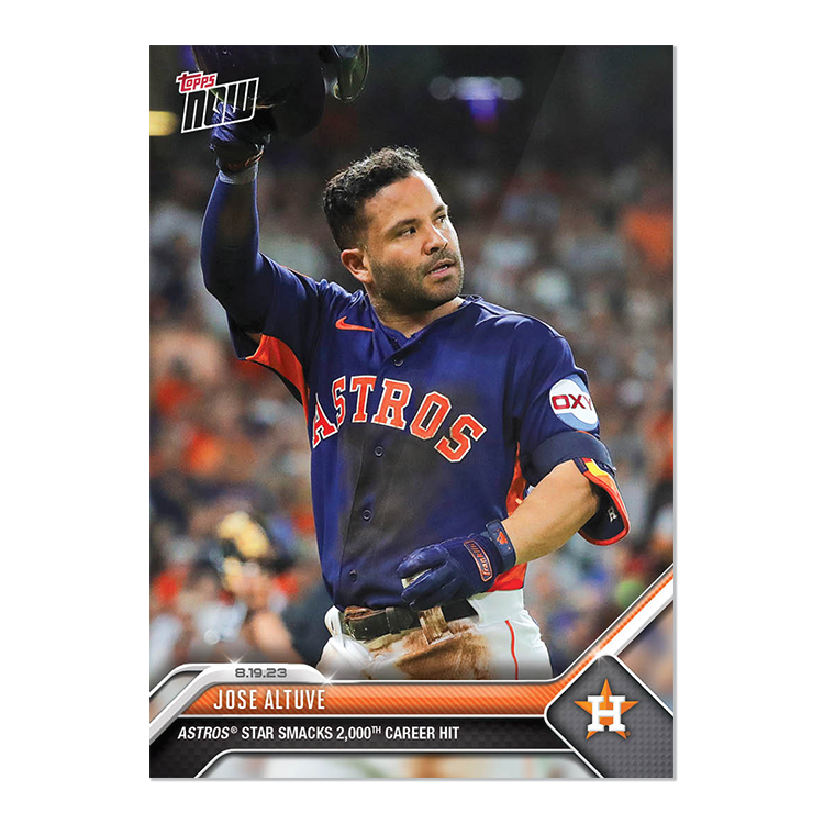 Jose Altuve  - 2023 MLB Topps NOW® Card 732 - PR: 1499