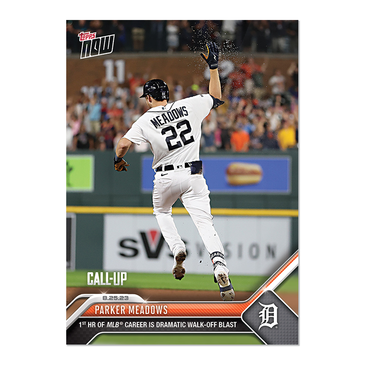 Parker Meadows  - 2023 MLB Topps NOW® Card 761 - PR: 1668