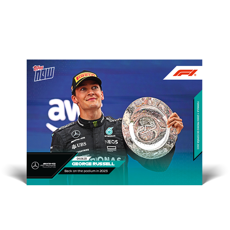 Back on the podium in 2023 - F1 Topps NOW® Card #19 - PR: 660