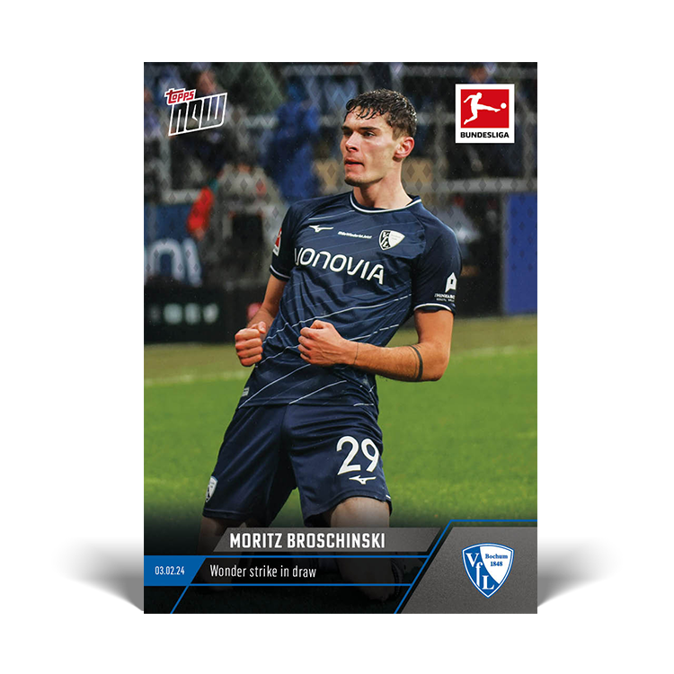 Moritz Broschinski - Wonder strike in draw - Bundesliga Topps NOW® Card #111 - PR: 103