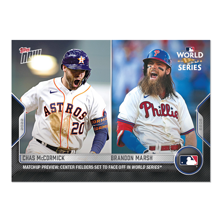 Chas McCormick | Brandon Marsh  - 2022 MLB Topps NOW® Card WSM-7 - PR: 485
