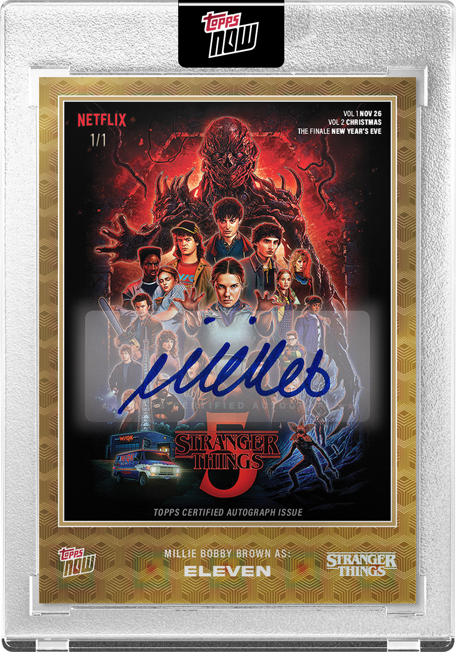 2025 Stranger Things Topps NOW® Card STRA
