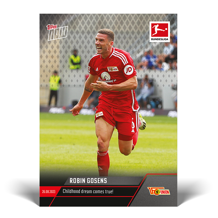 Childhood dream comes true! - Bundesliga Topps NOW® Card #13 - PR: 135