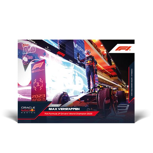 Max Verstappen - 2023 FIA Formula 1 World Champion  - F1 Topps NOW® Card #54 - PR: 2945