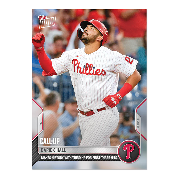 Darick Hall  - 2022 MLB Topps NOW® Card 445 - PR: 874