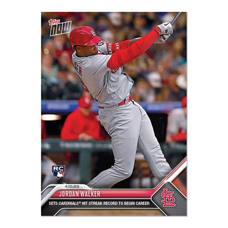 Jordan Walker  - 2023 MLB Topps NOW® Card 95 - PR: 4462