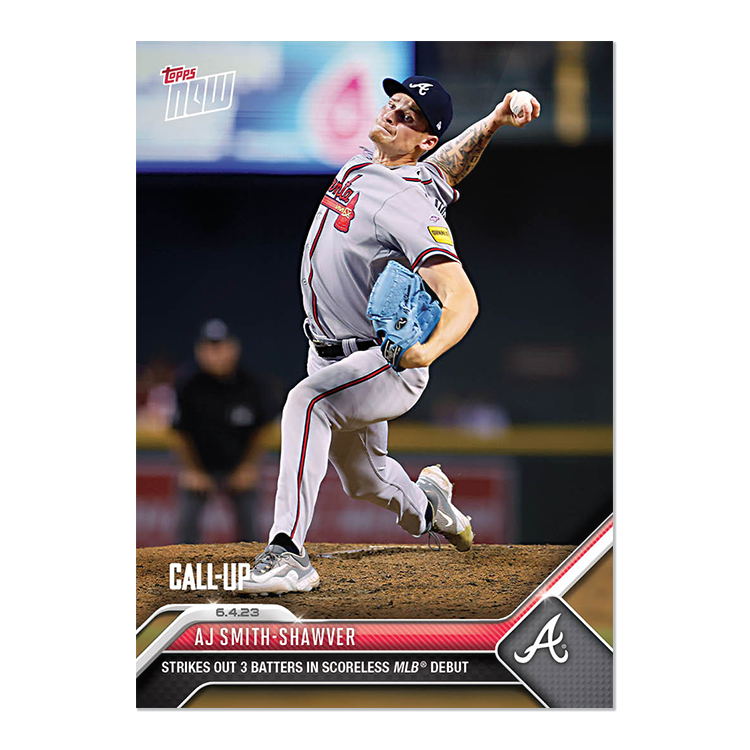 AJ Smith-Shawver  - 2023 MLB Topps NOW® Card 388 - PR: 1476