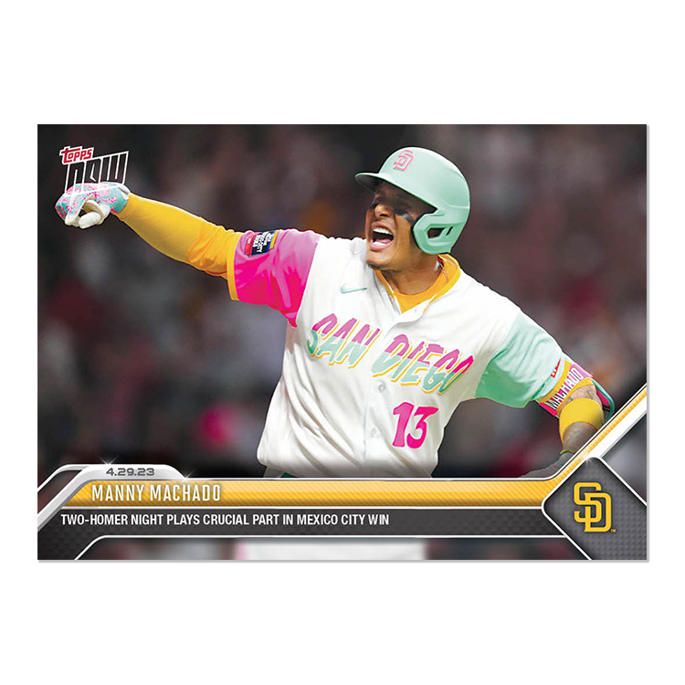 Manny Machado  - 2023 MLB Topps NOW® Card 207 - PR: 508