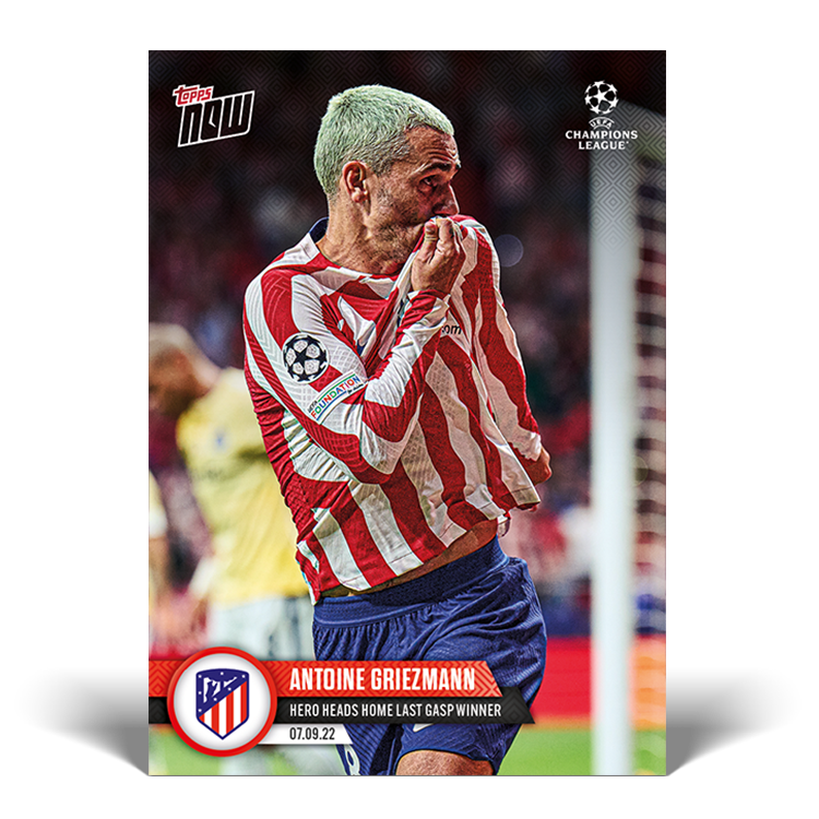 Hero heads home last gasp winner - UCL Topps NOW® Card #15 - PR: 189