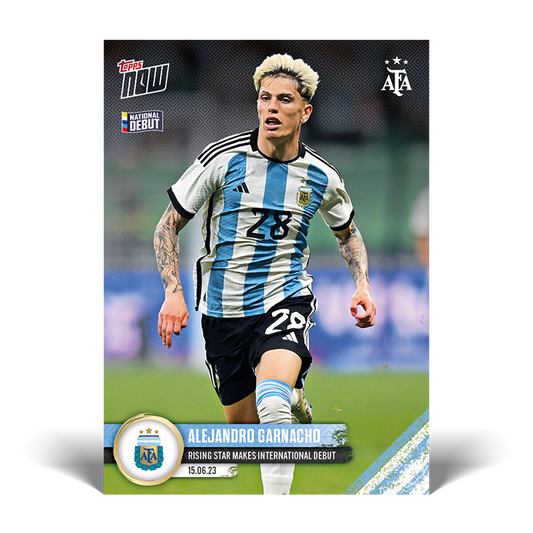 Rising star makes international debut -  Topps NOW® Card #2 - PR: 5404
