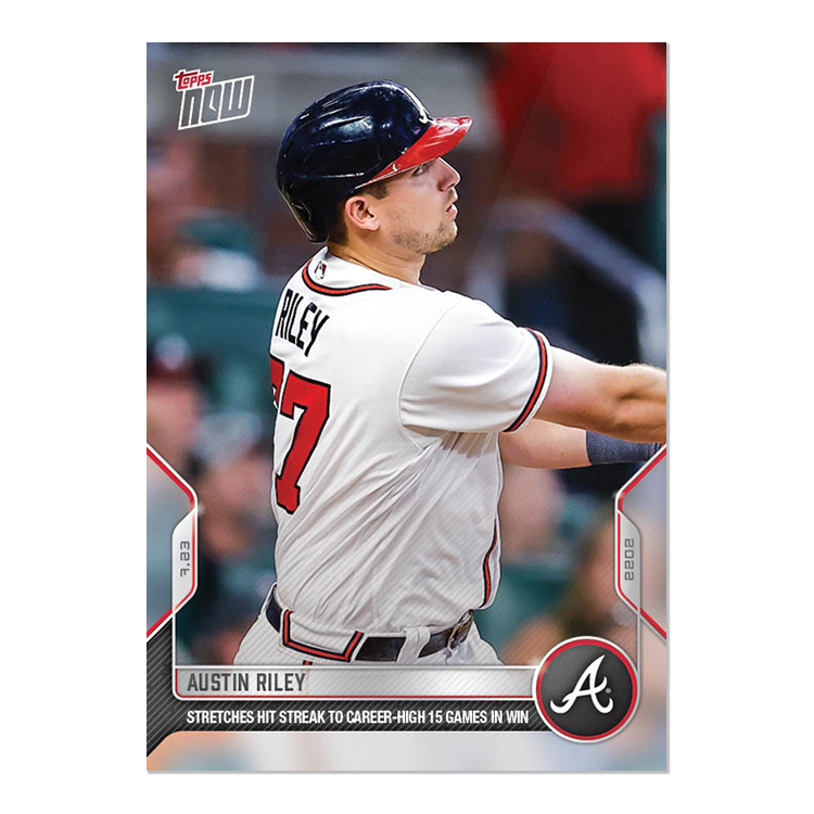 Austin Riley  - 2022 MLB Topps NOW® Card 586 - PR: 256