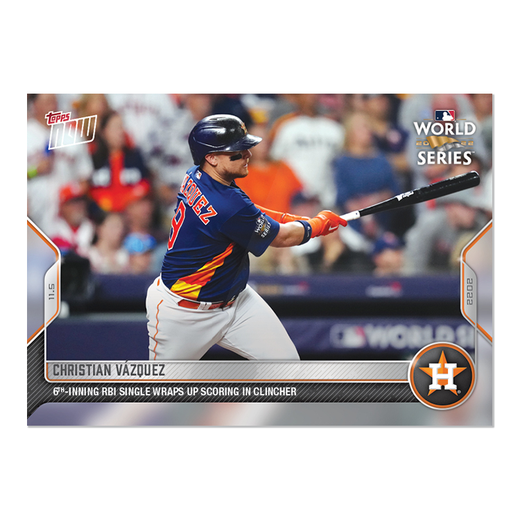 Christian Vazquez  - 2022 MLB Topps NOW® Card 1159 - PR: 858