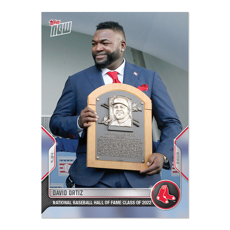David Ortiz  - 2022 MLB Topps NOW® Card 587 - PR: 1702
