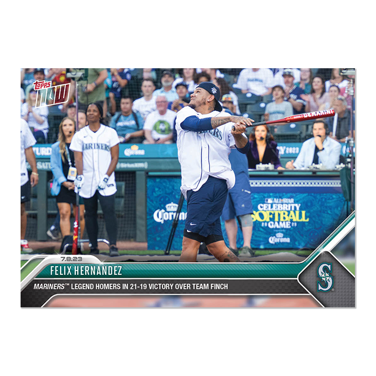Felix Hernandez  - 2023 MLB Topps NOW® Card 544 - PR: 670
