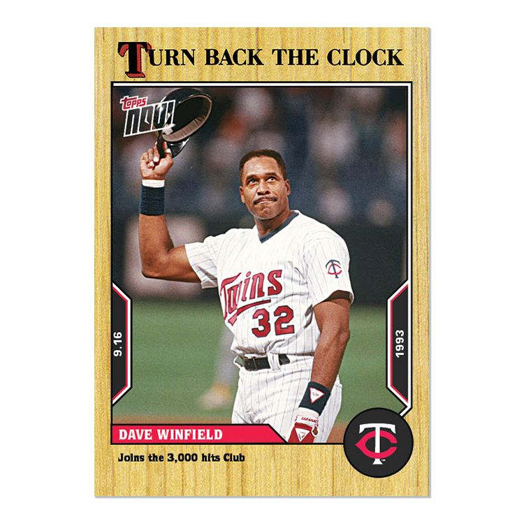 Dave Winfield  - 2022 MLB Topps NOW® Turn Back The Clock - Card 170 - PR: 239
