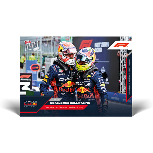 Team Record: 10th Successive Victory - F1 Topps NOW® Card #25 - PR: 1075