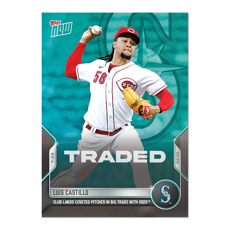 Luis Castillo  - 2022 MLB Topps NOW® Card 614 - PR: 379