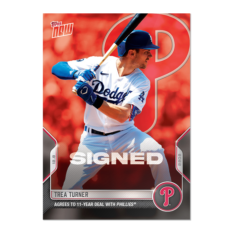 Trea Turner  - 2022 MLB Topps NOW® Card OS45 - PR: 933