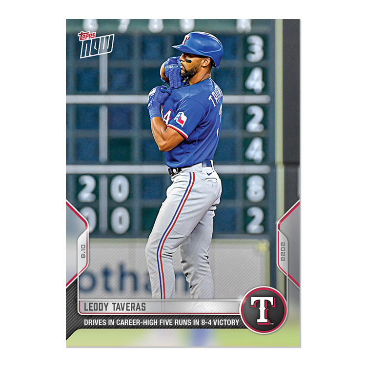 Leody Taveras  - 2022 MLB Topps NOW® Card 687 - PR: 196