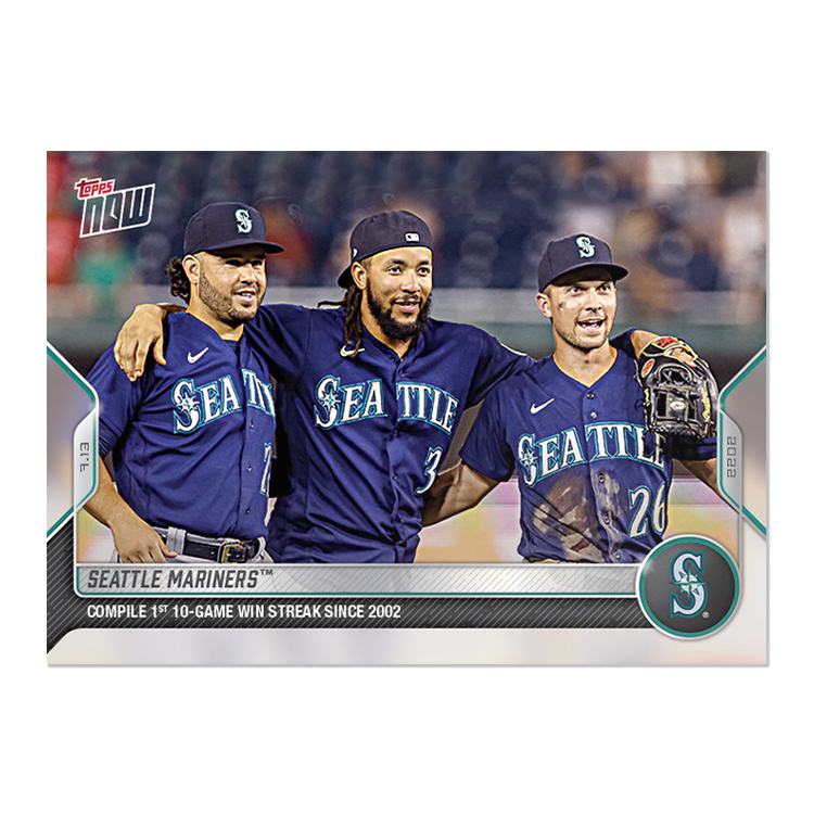 Seattle Mariners  - 2022 MLB Topps NOW® Card 521 - PR: 349