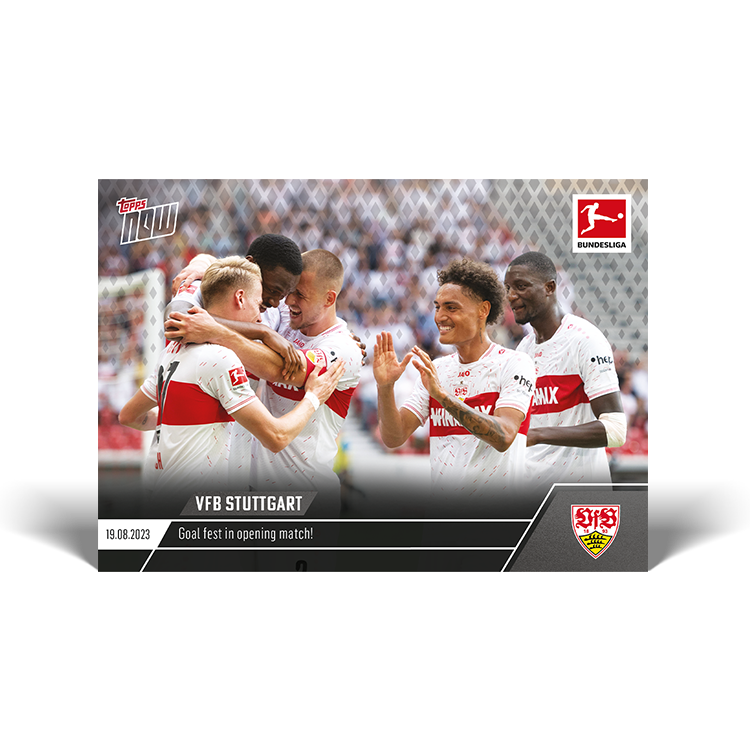 8 Cards Bundle - Bundesliga Topps NOW® #3-10