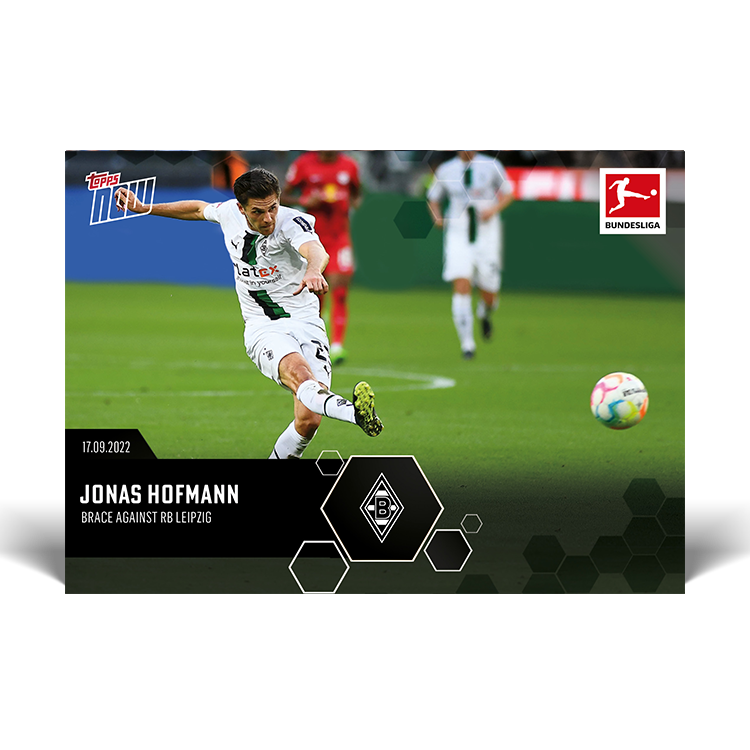 Brace against RB Leipzig - Bundesliga Topps NOW® Card #45 - PR: 133