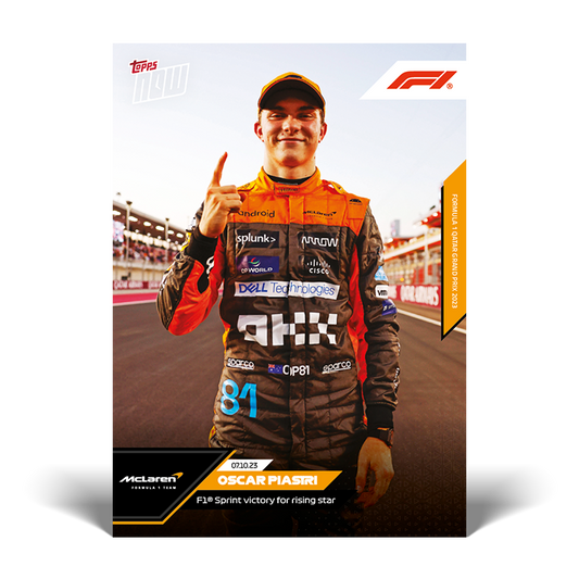 Oscar Piastri - Sprint victory for rising star - F1 Topps NOW® Card #56 - PR: 2184