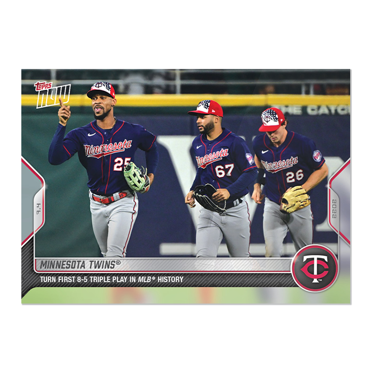Minnesota Twins  - 2022 MLB Topps NOW® Card 468 - PR: 537