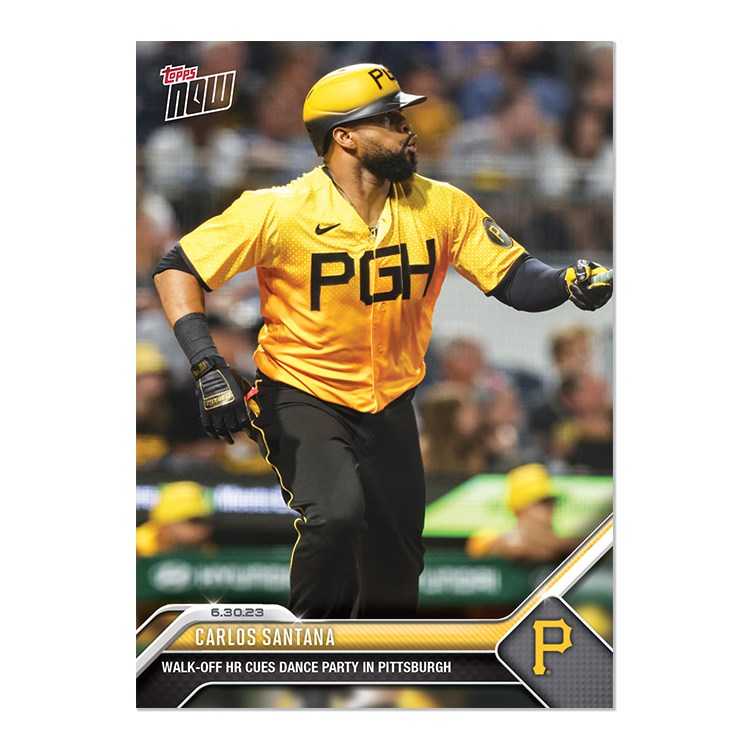 Carlos Santana  - 2023 MLB Topps NOW® Card 514 - PR: 446
