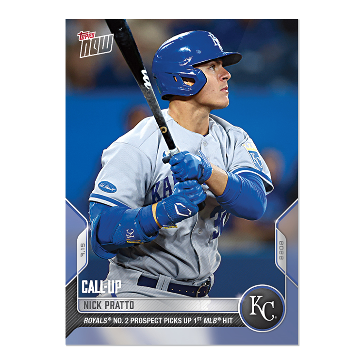 Nick Pratto  - 2022 MLB Topps NOW® Card 538 - PR: 924