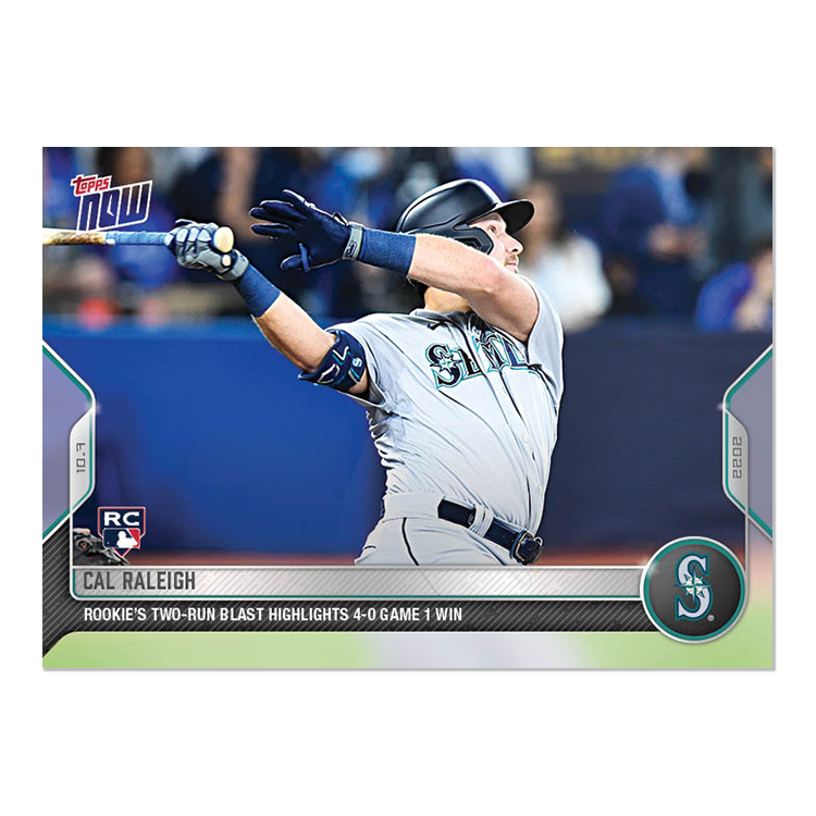 Cal Raleigh  - 2022 MLB Topps NOW® Card 1039 - PR: 962