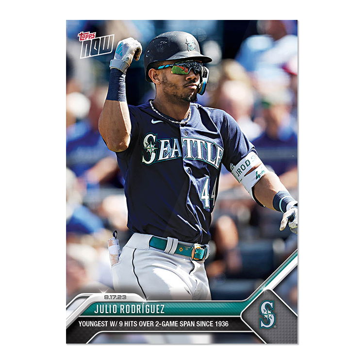 Julio Rodríguez  - 2023 MLB Topps NOW® Card 719 - PR: 1961