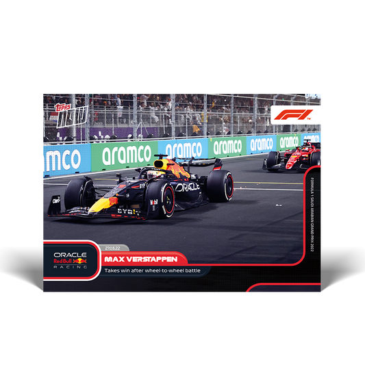 Takes win after wheel-to-wheel battle-  F1 Topps NOW® Card #006 - PR: 1962