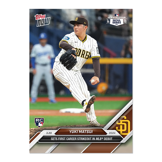 Yuki Matsui  - 2024 MLB Topps NOW® Card 2 - PR: 4478