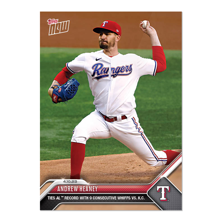 Andrew Heaney  - 2023 MLB Topps NOW® Card 92 - PR: 250